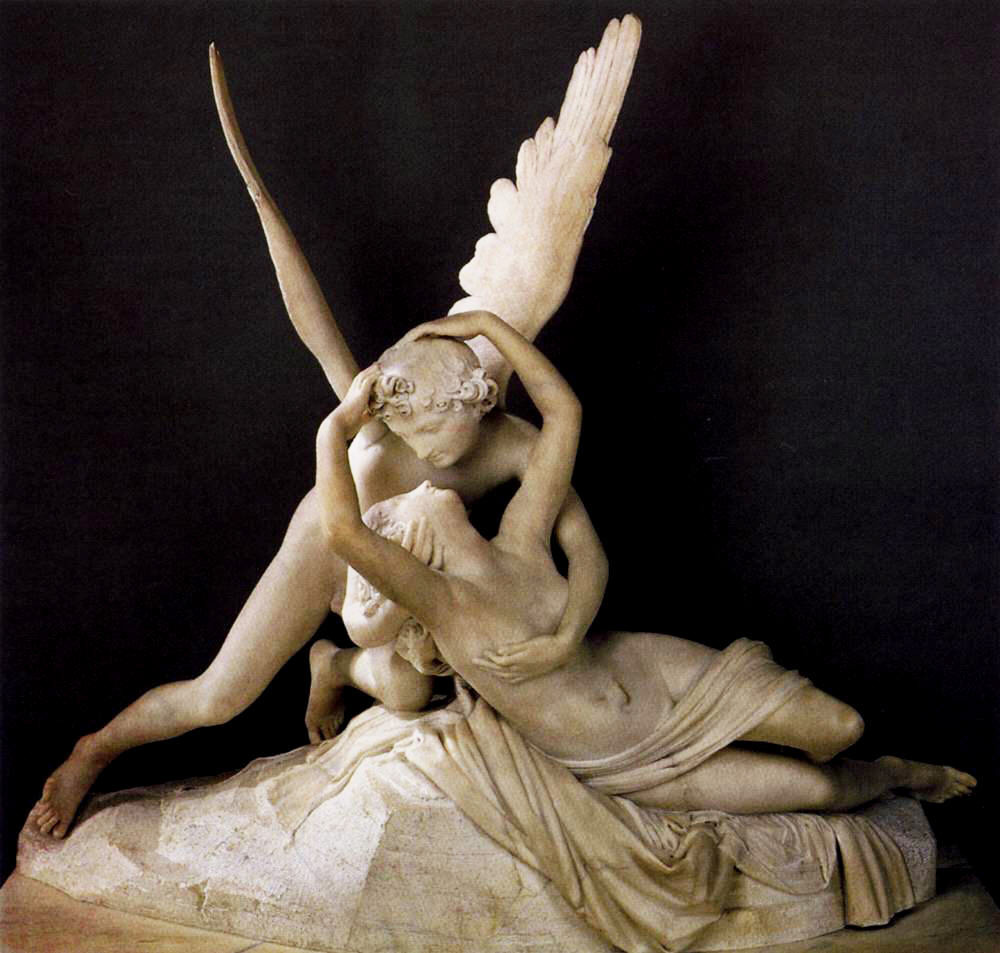 Скульптура Антонио Кановы «Амур и Психея»