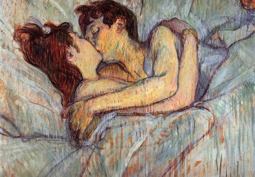 Картины «В постели: поцелуй», «Поцелуй в постели»