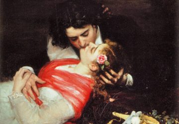 Картина художника Огюста Дюрана «Поцелуй (Le Baiser)»